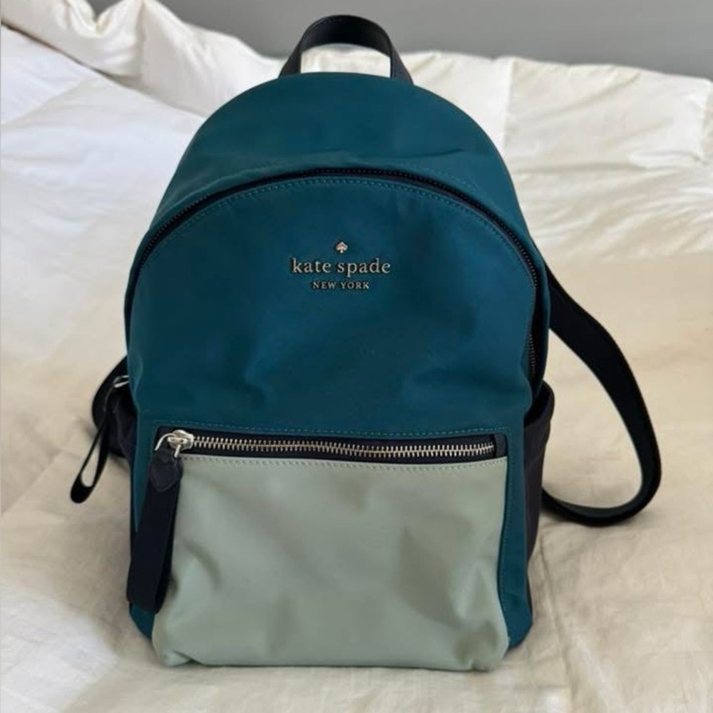 Kate Spade “Chelsea” Backpack - Dark Peacock